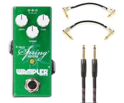 New Wampler Mini Faux Spring Reverb Guitar Effects Pedal