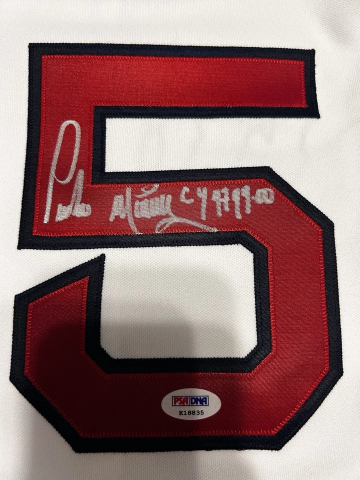 PEDRO MARTINEZ Sighed Jersey With CY Young Inscription And PSA DNA Cert Sticker - Image 2 of 4