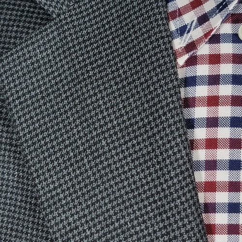 JOS A BANK Herren Sport Mantel Blazer Zwei Knopf Hahnentritt Anthrazit Wolle Gr. 43 L - Bild 5 von 19