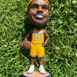 Lakers Lebron Bobblehead For Nba Basketball Collections Lakers Lebron Jersey Bla Ebay