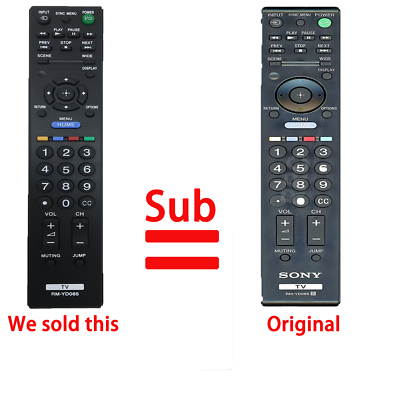 Mando A Distancia RM-YD065 Nuevo Para Sony Bravia TV - Compatible Con Modelos KDL40BX420B, KDL46BX420, Etc.