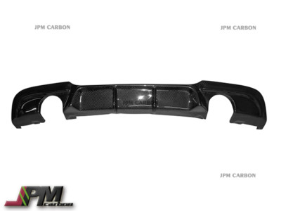 GT style Carbon Fiber Rear Diffuser For BMW E90 E91 335i 4Dr w/ M Sport Bumper