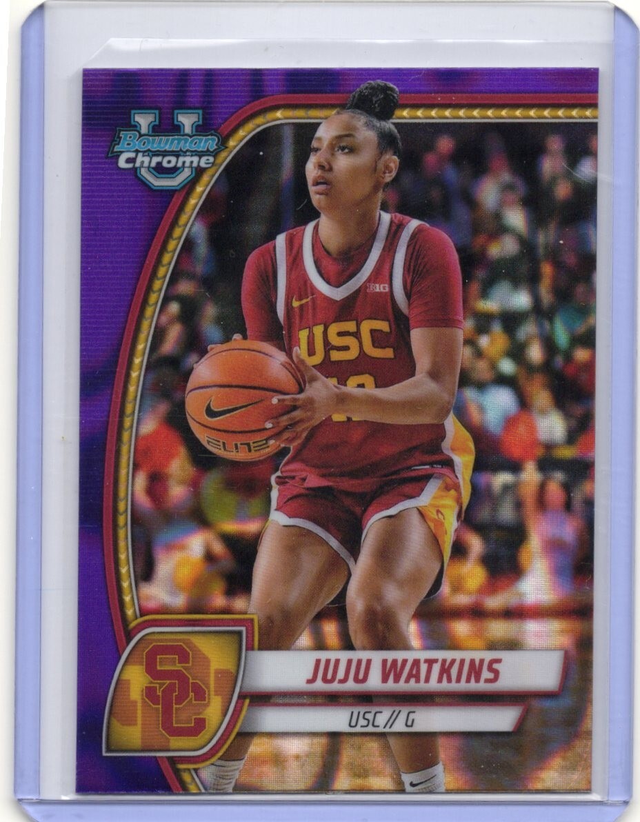 2025 Bowman University- Juju Watkins Purple Wave￼