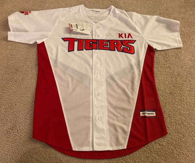 Kiwoom Heroes Official KBO Korean Baseball Away Burgundy Jersey 2020