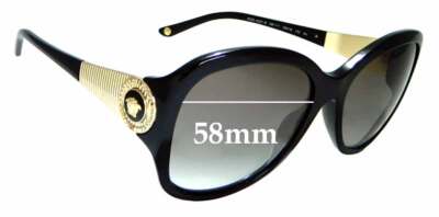 SFx Replacement Sunglass Lenses fits Versace MOD 4237-B - 58mm Wide
