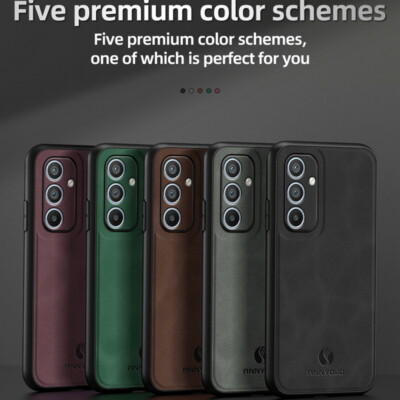 Für Samsung S24 S23 S22 Ultra S21 S20 A14 A54 A34 A51 A52 Luxus Leder Case Cover