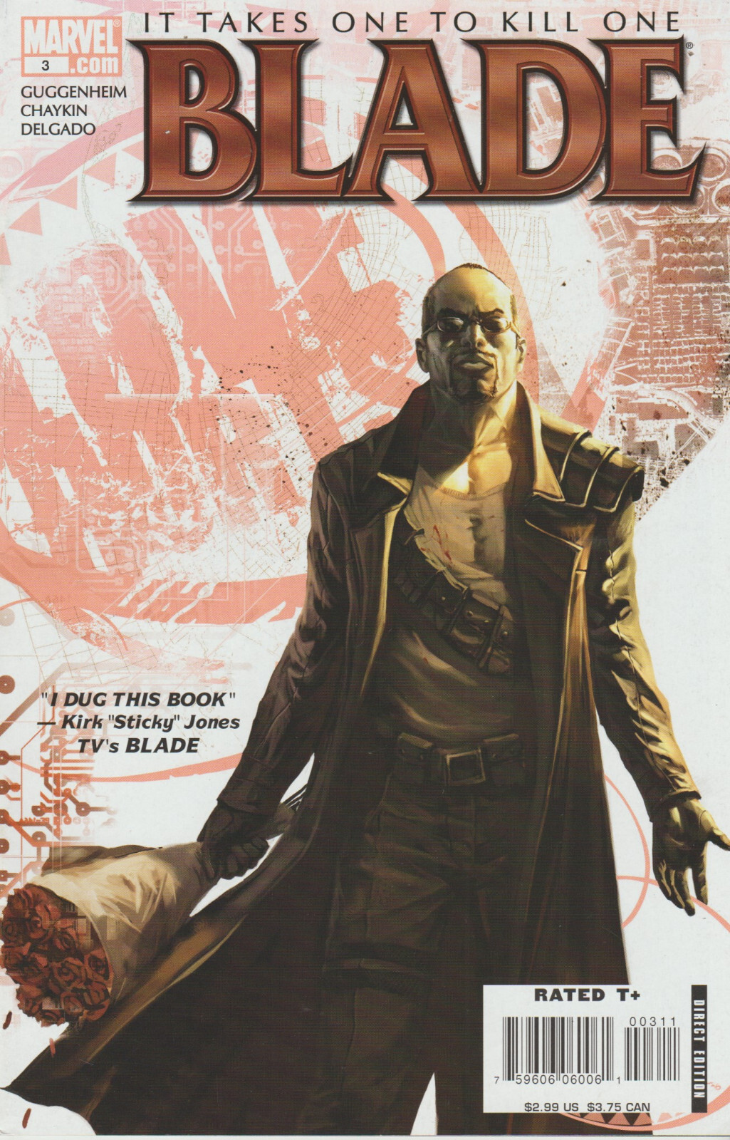 MARVEL COMICS BLADE #3 JANUARY 2007 1ST PRINT VF+