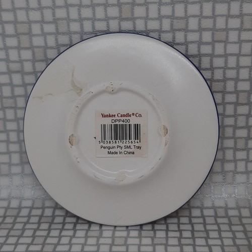 Yankee Candle Shade & Tray Penguin Party Christmas Festive Retired Ceramic Small - Picture 3 of 8