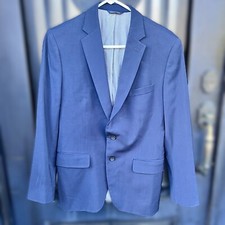 Banana Republic Men Sz 38S Tailored Fit Navy Lanificio Cerruti 100 Wool Blazer