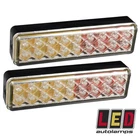LED Autolamps 135ARME Pair Slimline Dual Voltage 12v 24v LED Tail Trailer Lights