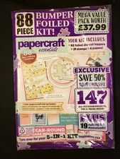NEW PAPERCRAFT ESSENTIALS ISSUE 194 - SEALED COMES W/ 88 fun crafting paper kit!