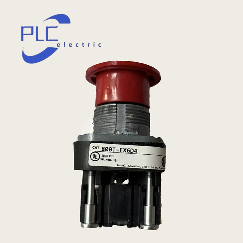 1PCS NEW 800T-FX6D4 Allen Bradley 30mm Pull-out Scram Button 120VAC 50/60Hz 30mm