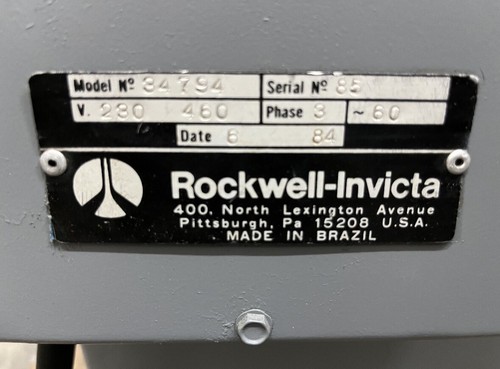 Preowned Rockwell 5’.5” Sliding Table Saw Model # RE-35 - Picture 6 of 11