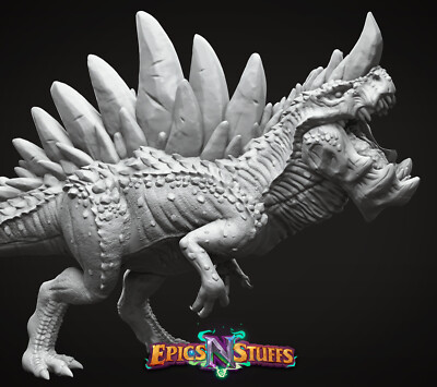 Crystaline Spinosaurus by Epics N Stuffs | D&D | DnD | Print on Demand