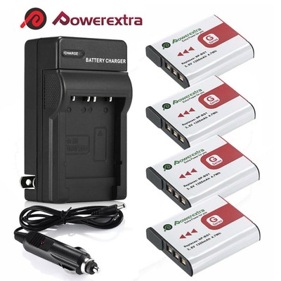 Type G Battery+Charger for SONY Cybershot NP-BG1 FG1 DSC-H20 H9 H3 T100 W80 W90