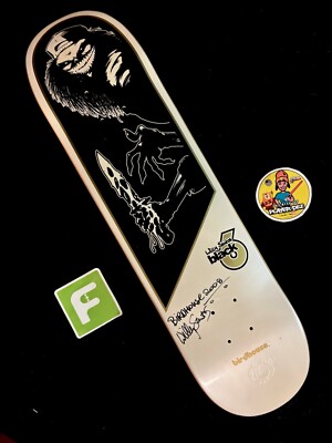 RARE SIGNED Willy Santos Heath Kirchart Tony Hawk Birdhouse 6