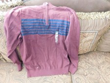 NAUTICA MEN'S SWEATER BURGUNDY SIZE LARGE NEW 69.50