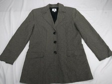 Vintage 90s Renfrew USA Made Herringbone Blazer Womens 10 jacket 80s