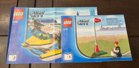 LEGO 3178 CITY: Seaplane - complete with instructions and minifig - A