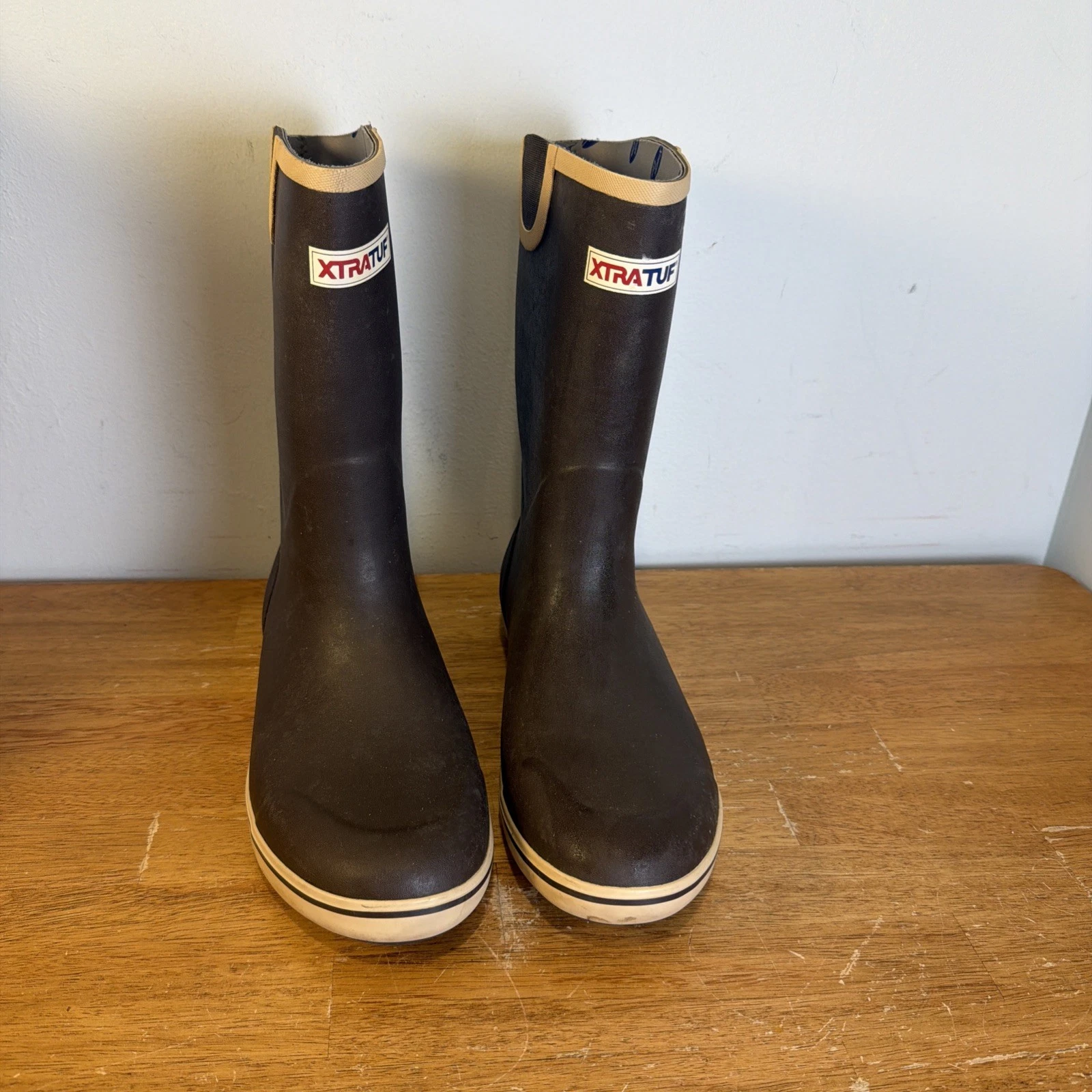 xtra tuf water boots mens Size 13 rainboots, Fishing Boots, steel Toe Used
Opens in a new window or