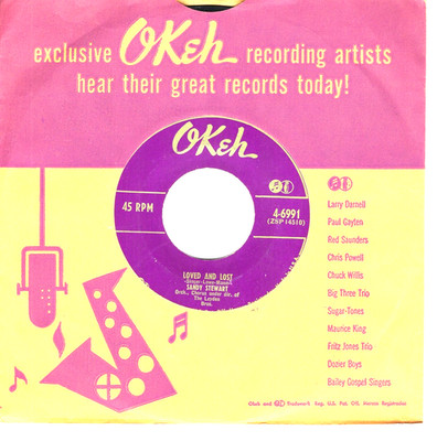 Sandy Stewart:    Please Come Home / Loved and Lost .. 45 RPM 8352