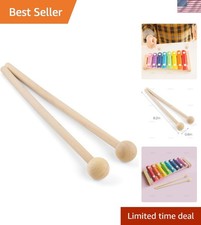 Versatile 8 Inch Wood Mallets for Glockenspiel and Chime   Perfect for Musicians