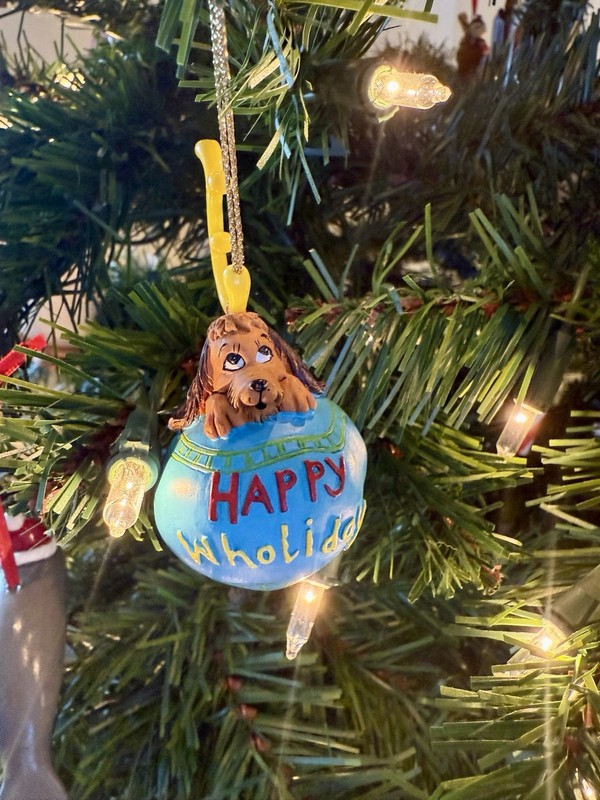 Vintage Dr. Seuss Ornament Happy Wholiday with Max The Dog