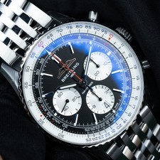 2023 Breitling Navitimer AB0138 – 43mm B01 Chronograph Black Dial Steel B&P 3