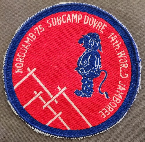1975 World Scout Jamboree Dovre Subcamp Patch Nordjamb 75 Norway BSA Rare