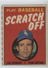 1970 Topps Scratch Off Unscratched Luis Aparicio HOF 13c1