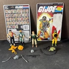 (4) VINTAGE AUTHENTIC GI JOE KICKSTART AIRTIGHT WET-SUIT WEAPONS 1:18 FIGURE