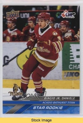 2024-25 Upper Deck CHL Star Rookies Blue Biagio Jr Daniele #354 READ o1h