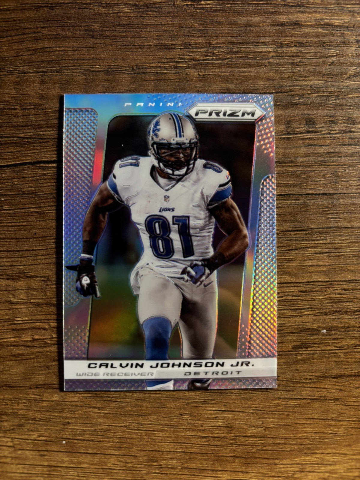 Calvin Johnson 2013 Panini Prizm Silver #109 - Detroit Lions