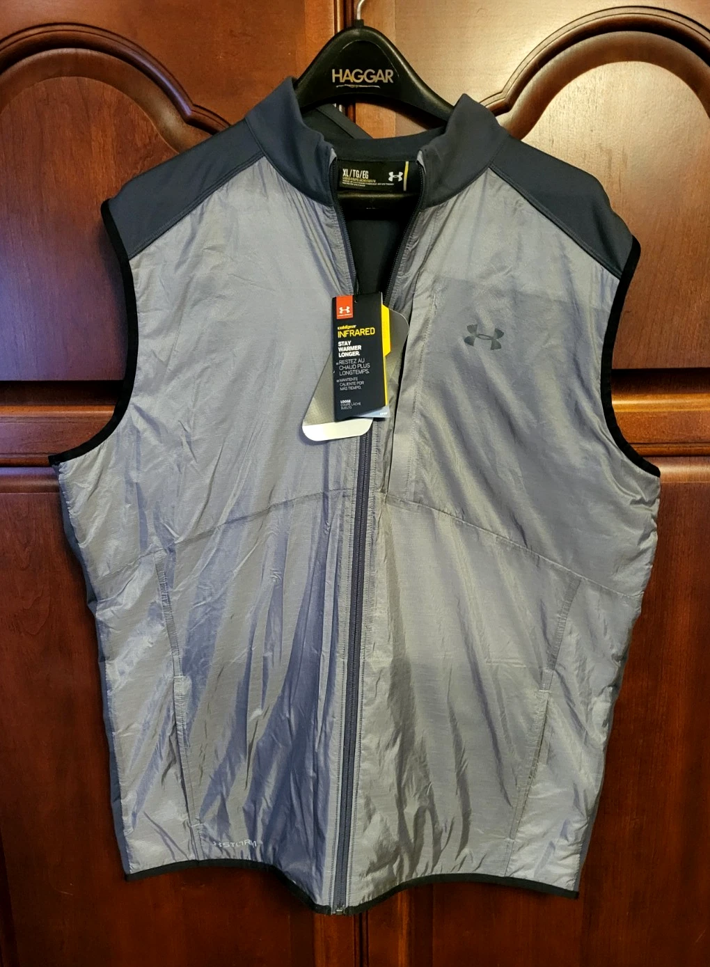 NWT Under Armour UA Cold Gear Infrared Insulated Vest PrimaLoft Loose Men's XL
