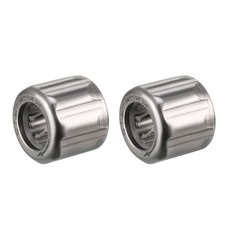 2 Pcs 8mm Bore 14mm OD 12mm Width Needle Roller Bearings Chrome Steel Needles