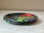 3 "PEGGY KARR"  SIGNED 8" FRUIT PLATES FUSED ART GLASS  *APPLE-GRAPES-PLUMS *Exc — photo 10