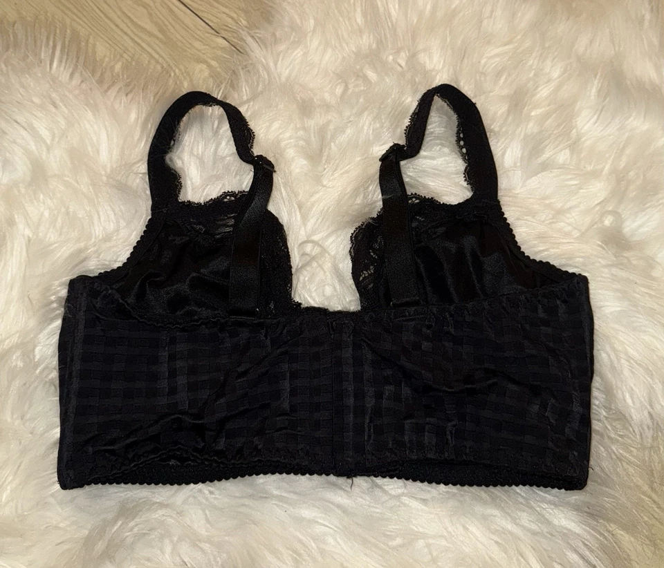 Prima Donna Madison 长线文胸 蕾丝无衬垫 UW 女式 英国 34E 黑色 0262126 — 第 4/4 张图片