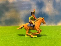 VINTAGE Napoleonic Cavalry Figure 54 MM Scale Plastic - Britains