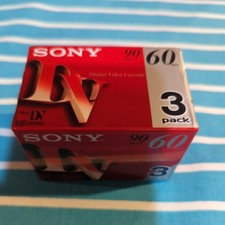 Set of 3 SONY DVM60R3 Mini DV 60 Digital Video Tape Cassette Tape Japan, New
