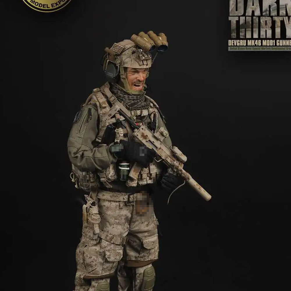 SOLDIER STORY DEVGRU MK46 M001 GUNNER 12in Action Figure