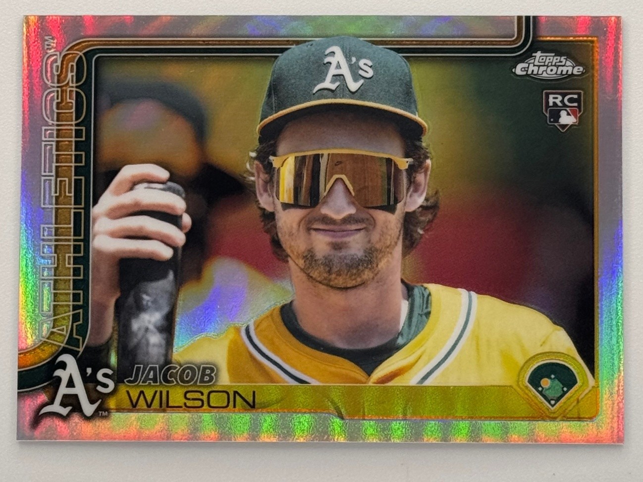 2025 Topps Chrome Update Jacob Wilson Image Variation #USC150 RC SSP Athletics