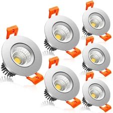 2Inch LED Recessed Ceiling Light, 3W Dimmable LED Downlight, Daylight White 5...