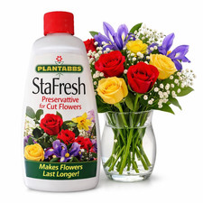 Cut Flower Food Plant Preservative Mix for Roses Bouquets Pet Safe