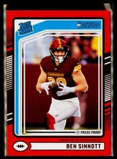 2024 Donruss #314 Ben Sinnott Press Proof Red