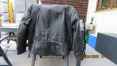 Motorradjacke und Hose Herren Leder Fa.Harro