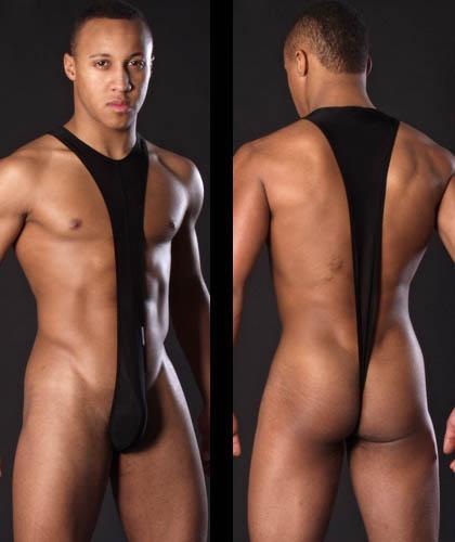 Sexy Traje Elástico Abierto San Valentines Negro Hombre Tanga Ropa Interior Lencería M/L | eBay