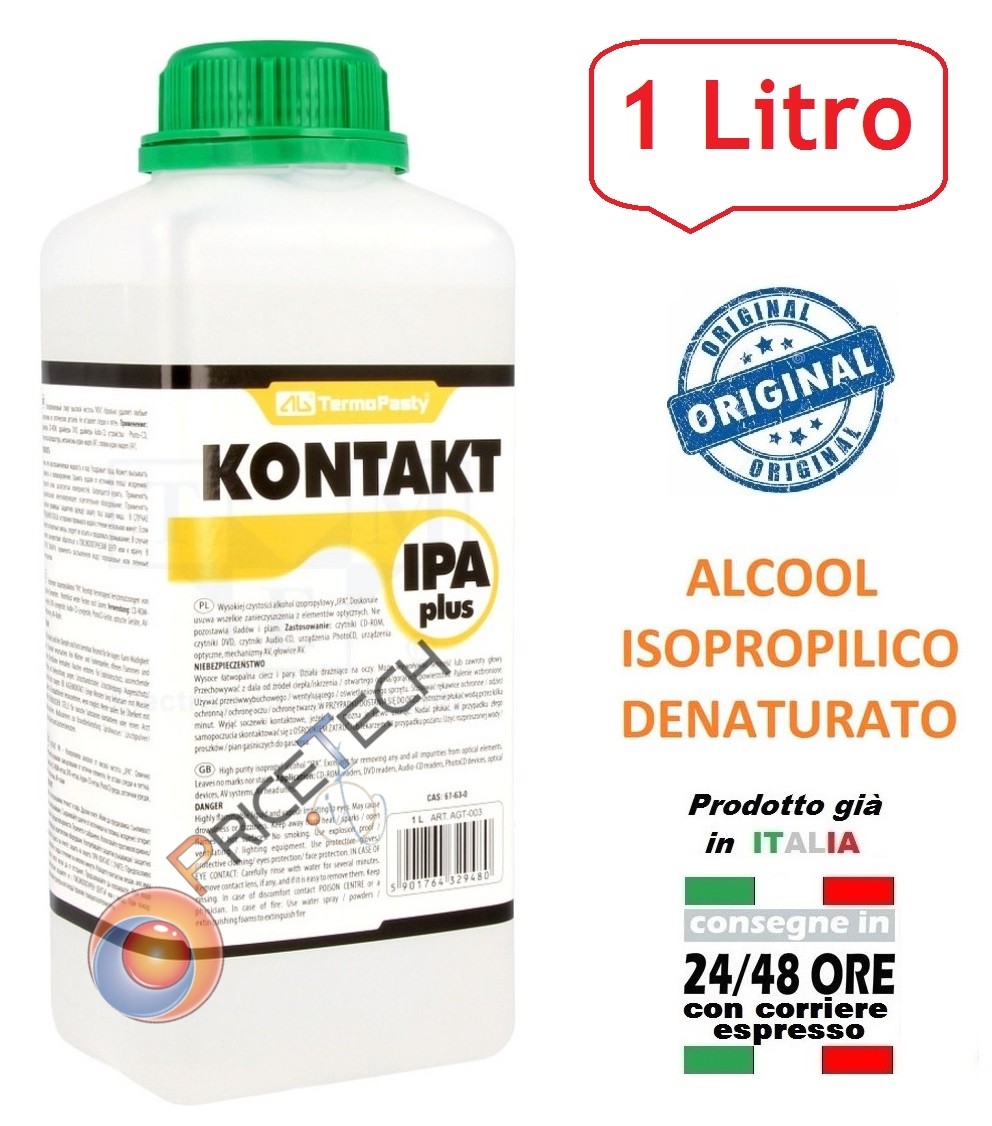 ALCOOL ISOPROPILICO 1000ML RIMUOVI COLLA VETRI SAMSUNG PER IPHONE