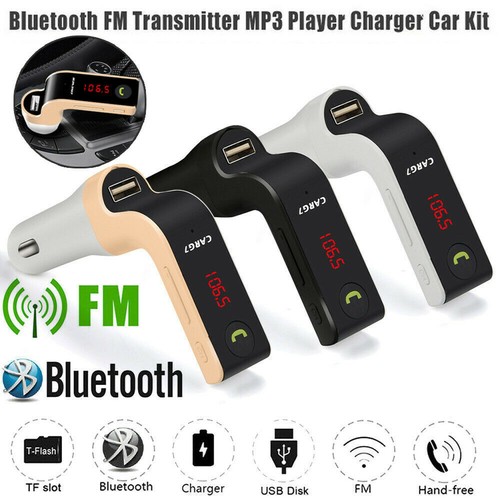 Bluetooth 5.0 Wireless Car FM Transmitter MP3 Player Radio 2 USB Charger Adapter - Picture 2 of 32
