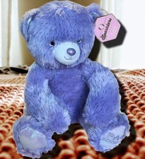 FAO Schwarz Christmas Sparklers Purple Teddy Bear 10 Inch -- Soft Plush -- GIFT