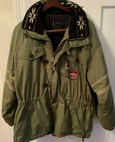 Vintage Bogner Sports Christiana Ski Snowboard 3/4 Zip Hooded Padded Jacket  SM. | eBay